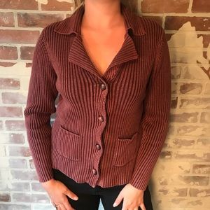 Woolrich button-up sweater size medium